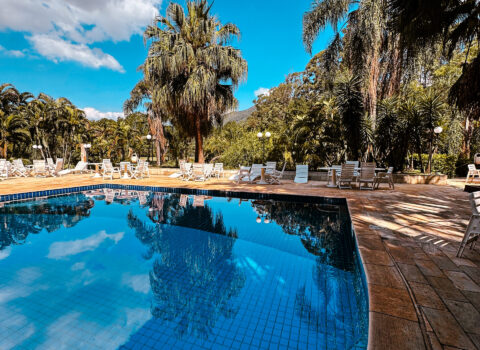 Área da piscina